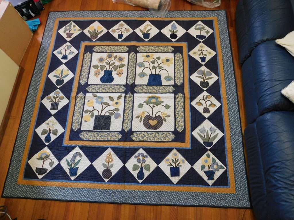 Blue Baltimore quilt