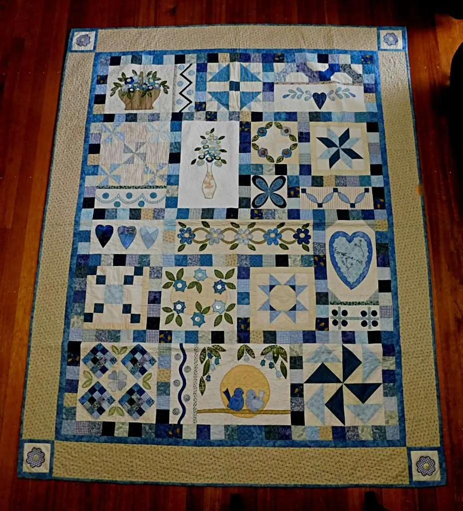 My Blue Heaven quilt