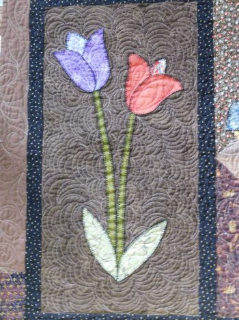 A Pieceful Garden quilt block