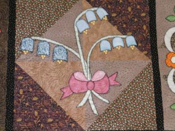 A Pieceful Garden quilt block