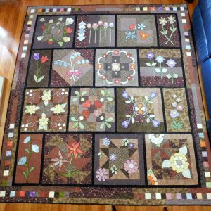 Pieceful garden quilt
