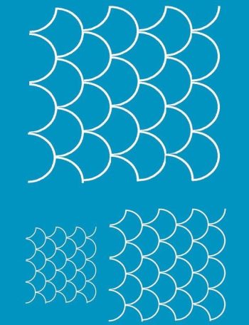 Clamshell stencil
