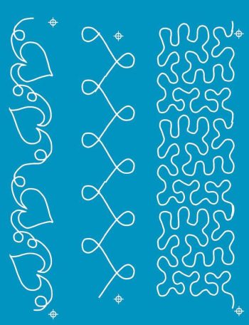 New Joy Border Assortment A4 Stencil