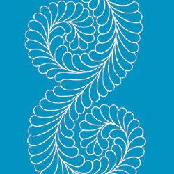 Fancy Feather Stencil