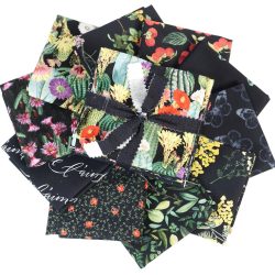 Botanicals Black Fat Quarter Bundle