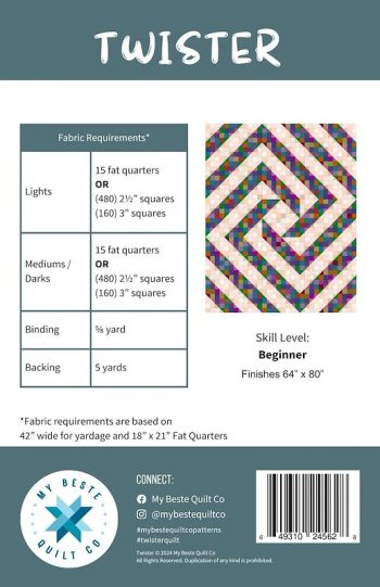 Twister - quilt pattern - Image 2