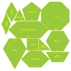 1" sided Template Set