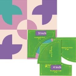 Drunkards Path Template Set 3 & 4"