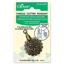 Antique Gold thread cutter pendant