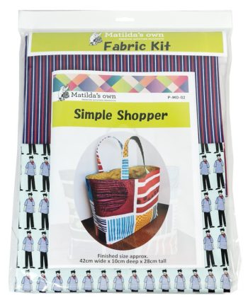 Blue Parisian Simple Shopper Bag Kit