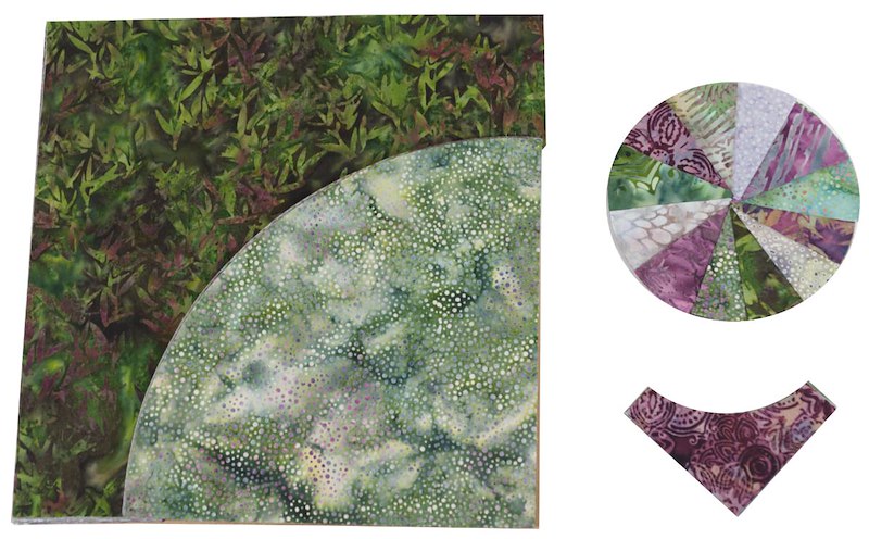 Drunkards Path Kit - Lilac & Moss - Image 3