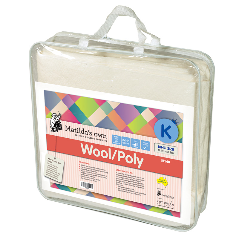 Wool 60%/Poly 40% King Size