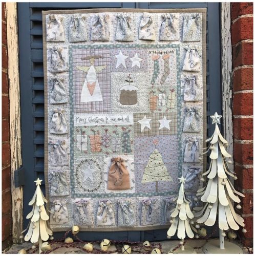 Hatched & Patched Advent Calendar pattern