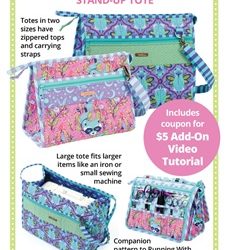 Take A Stand Stand Up Tote pattern byAnnie.com