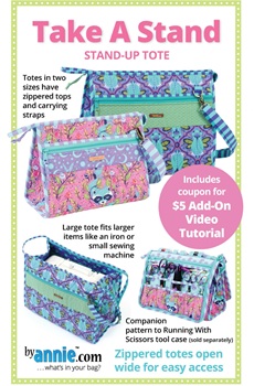 Take A Stand Stand Up Tote pattern byAnnie.com